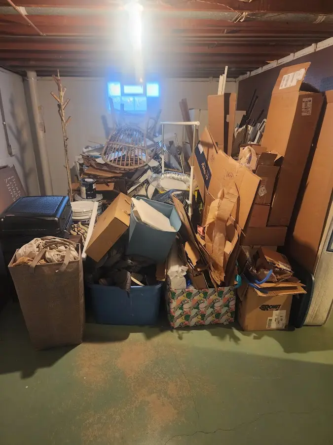 Roll-off dumpster container at job site for Construction Dumpster Rental in Farmington